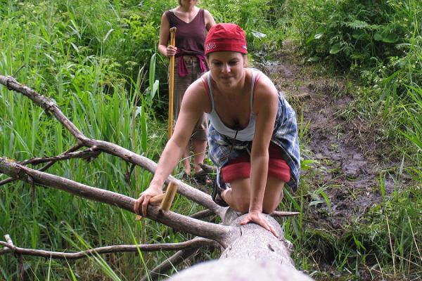 Viruna Farm - canoeing on bog lakes