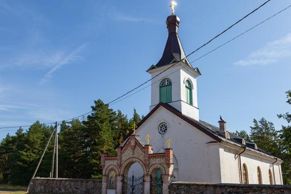 Kirche des St Nikolai in Kihnu