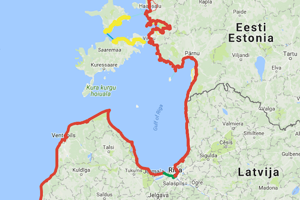 Der baltische Küstenwanderweg