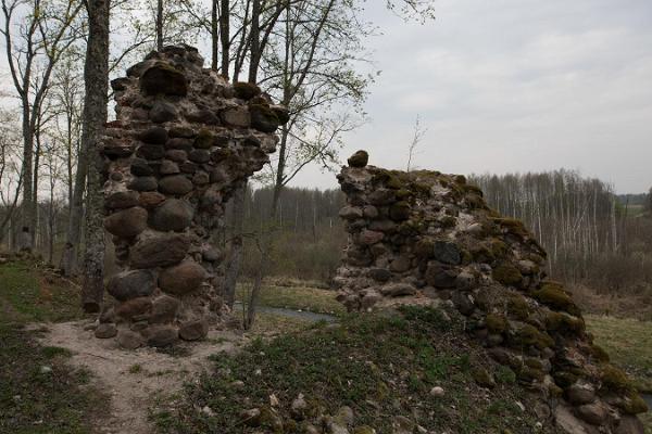 Развалины орденского замка Тарвасту