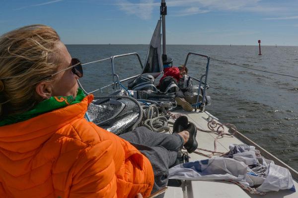 Segeln auf dem Fluss und in der Bucht Pärnu und auf die Kleininseln von Westestland.