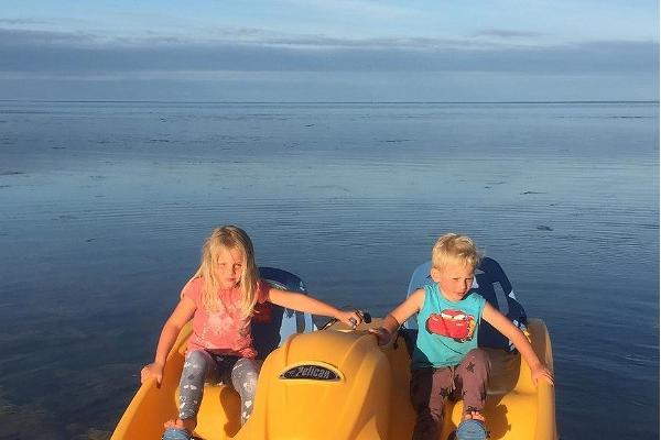 Water bike and boat rental at Captain’s Farm