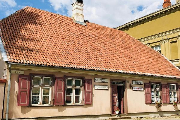 Wooden house at 24 Lai Street in Tartu
