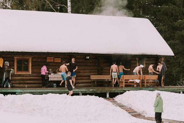 Rauchsauna auf dem touristischen Bauernhof Kakulaane