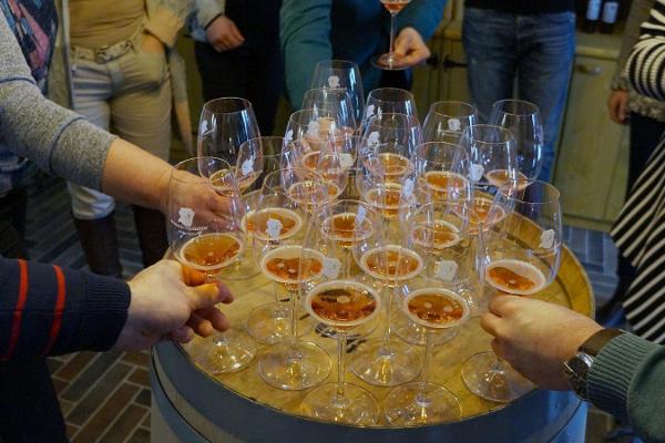 Primary course for making craft wine at Murimäe Winery