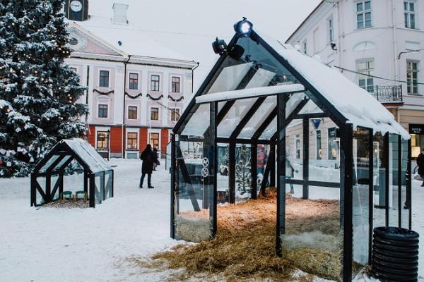 Ziemassvētku pilsēta Tartu