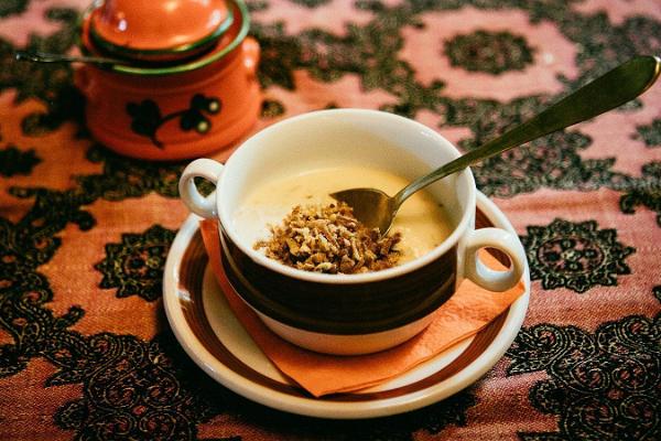 Pumpkin soup from the Kivi Tavern in Alatskivi