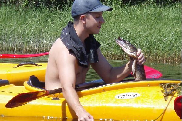 A 3-day kayak or canoe trip on the River Võhandu