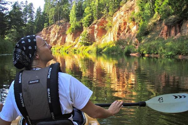 A 3-day kayak or canoe trip on the River Võhandu