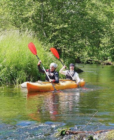 One-day canoe and kayak trips on the Võhandu Pühajõgi
