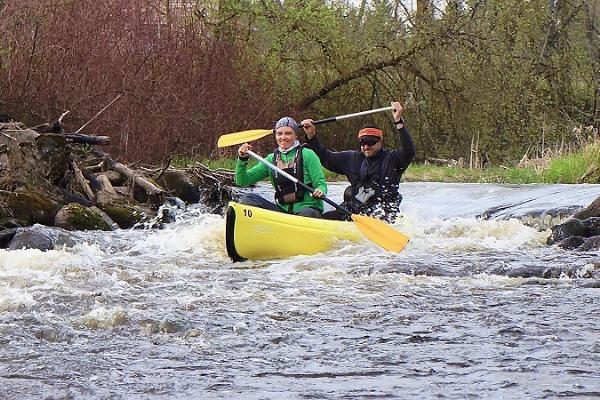 One-day canoe and kayak trips on the Võhandu Pühajõgi