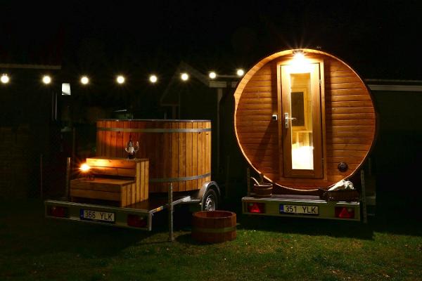 Trailer sauna and hot tub rental in Lääne County