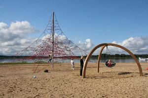 Der Spielplatz auf der Tamula Strandpromenade