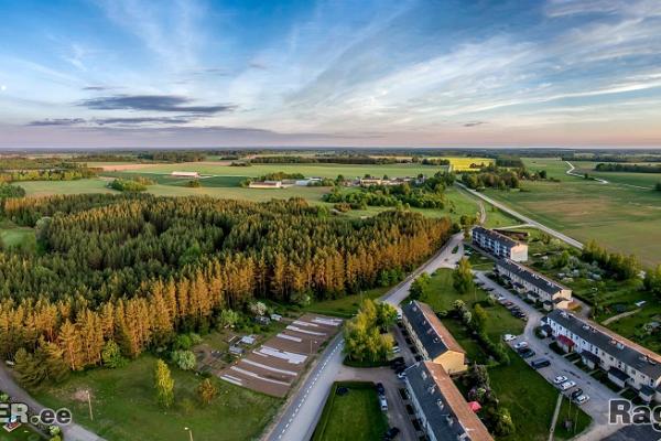 Bird’s eye view of the Annikoru Disc Golf Park, Terminal Oil Disc Golf Park powered by DiscSport