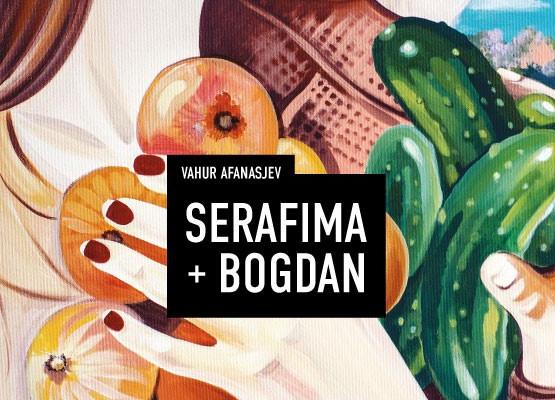 Etenduse "Serafima ja Bogdan" plakat