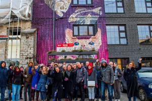 Экскурсия на тему стрит-арта в Творческом городке Теллискиви