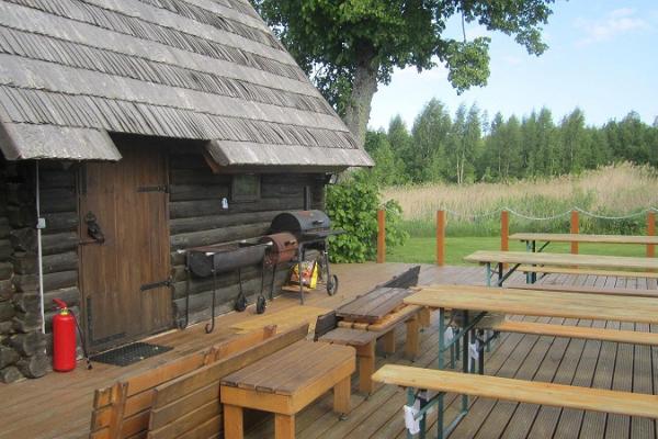 Rauchsauna auf dem Ferienhof Seedri