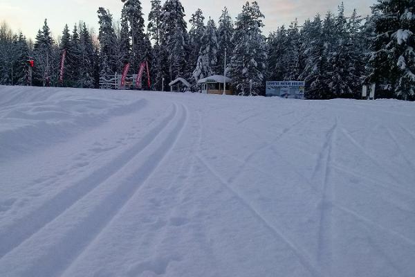 Skiing in Kõrvemaa