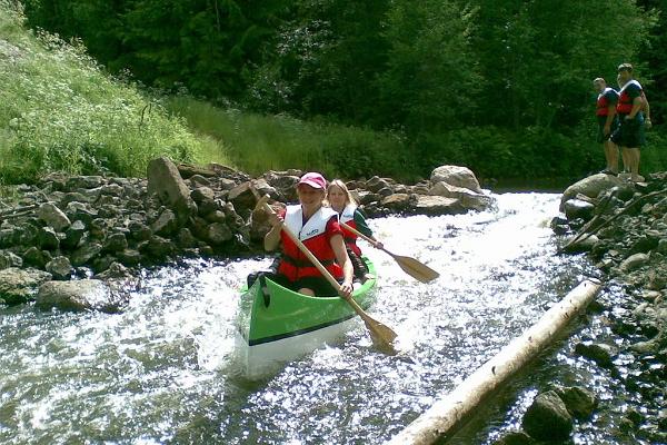 Canoeing on Ahja river!