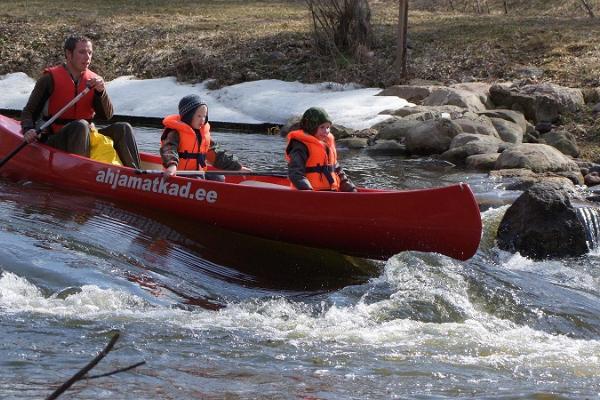 Abenteuerliche Kanutour auf dem Fluss Võhandu