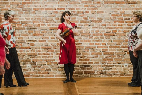 Song games workshop in the Estonian Traditional Music Centre in Viljandi