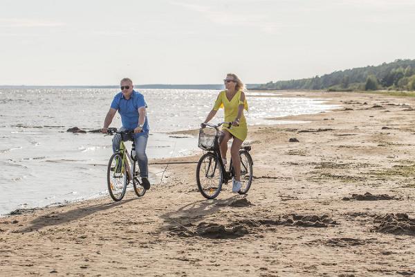 Kauksi strand vid Peipussjön