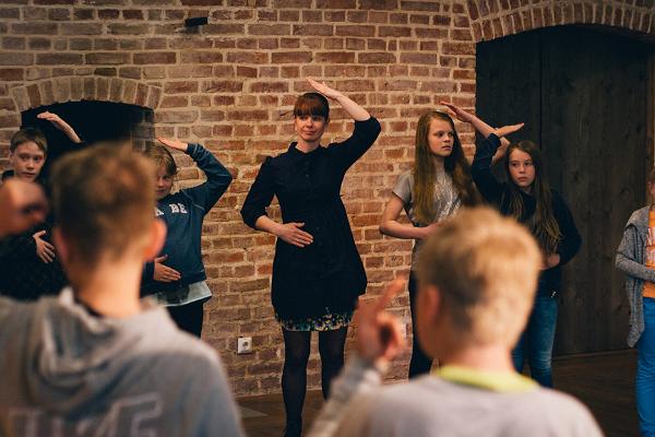 Song games workshop in the Estonian Traditional Music Centre in Viljandi