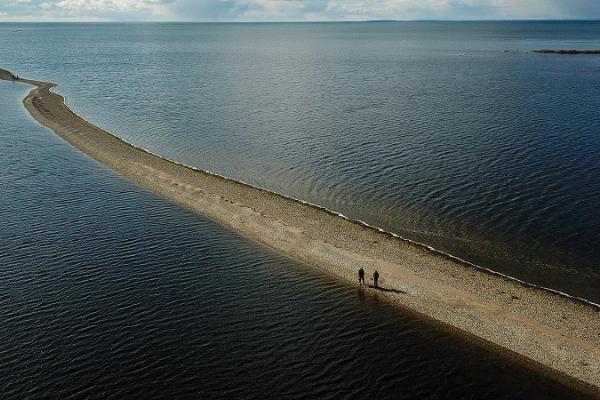 Großkanu- oder Kajaktour auf das Eiland Oosäär, organisiert von Seikluspartner (Abenteuerpartner)