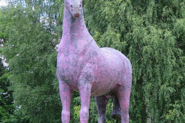 Horse monument in Luunja