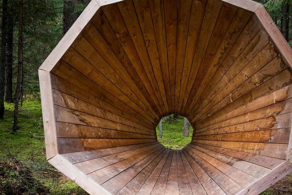 Skogens bandstand i Võrumaa