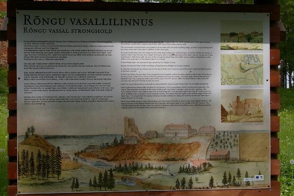 Ruinen der Vasallenburg von Róngu
