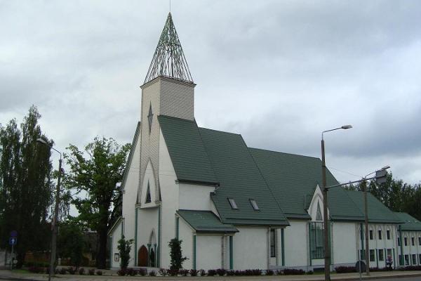 Die EEKBKL Kirche der Salem-Baptistengemeinde in Tartu