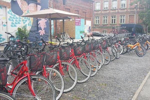 Baltreisen bike rental in the city centre of Pärnu