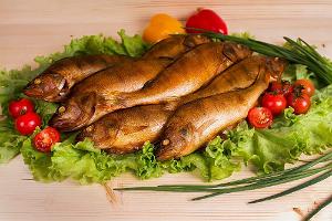 Zivju veikals "Rannapuura", svagi kūpinātas zivis