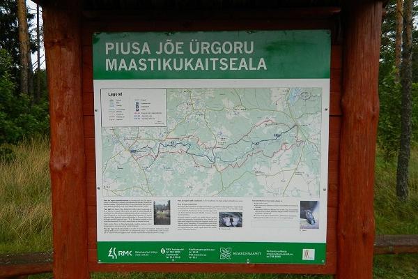 Piusa jõe ürgoru matkarada