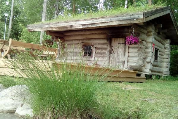 Rauchsauna Pärna des Laukataguse Feriendorfes