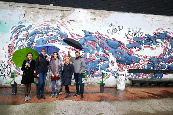 Street art tour in Telliskivi Creative City