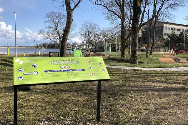 Accessible activity park of Haapsalu Neurological Rehabilitation Centre