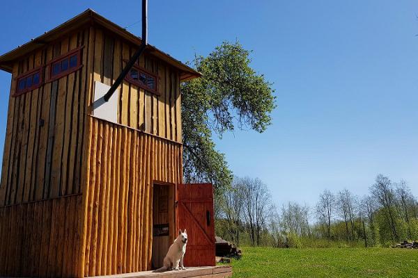 Turmsauna im Indianerdorf