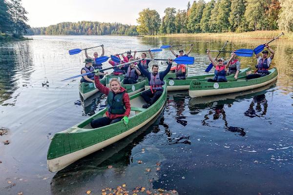 Canoe trip near Otepää
