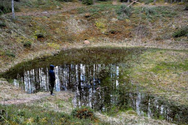 Ilumetsa meteorite craters