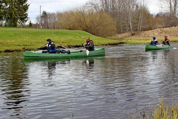 Canoe hikes at Linnumäe Nature Farm