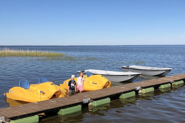 Water bike and boat rental at Captain’s Farm