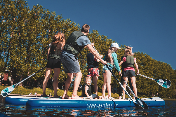 Verleih von SUP-Boards auf dem Emajõgi (dt. Embach)