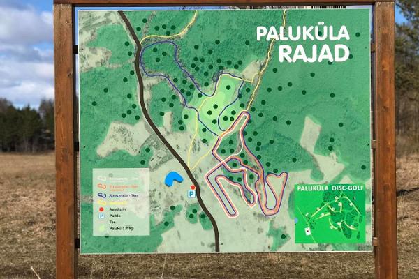 Paluküla Hiiemäe health tracks in the Rapla County