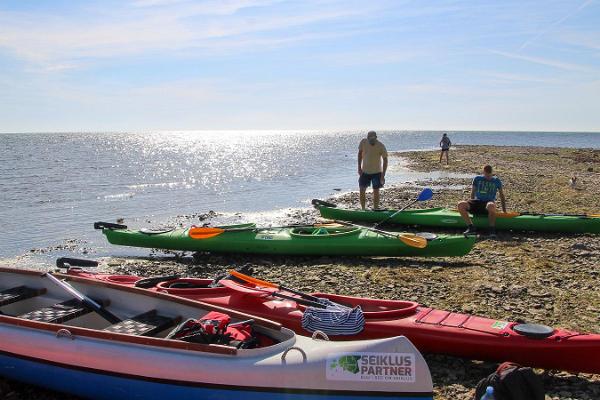 Seikluspartner's large canoe and kayak trip to Varbla Islets 