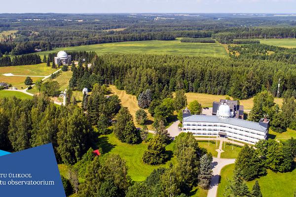 Tartu observatoorium, vaade linnulennult