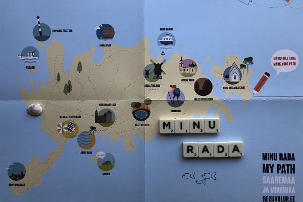 Saaremaa täidetav seikluskaart "Minu Rada"