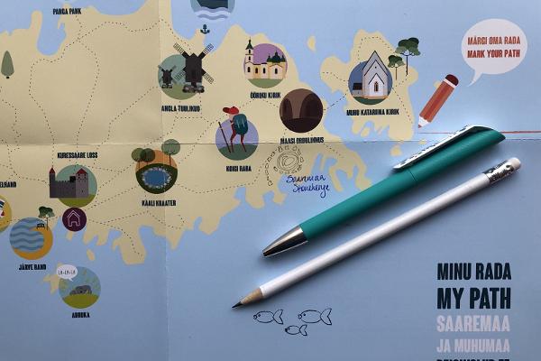 Saaremaa täidetav seikluskaart "Minu Rada"