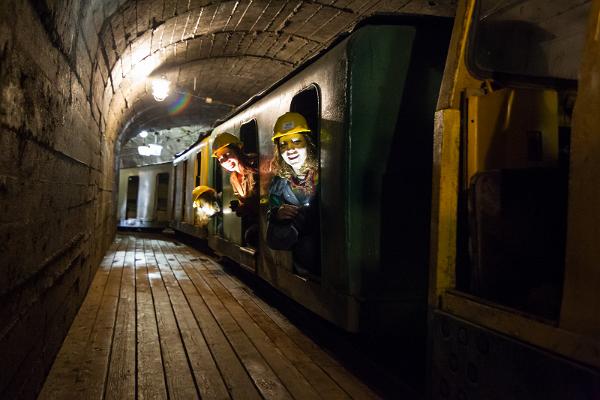 Eesti Kaevandusmuuseumis maa-alune rong
